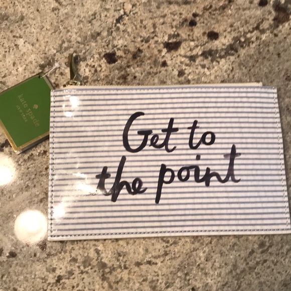 kate spade Accessories - Kate Spade Seersucker Pencil Pouch